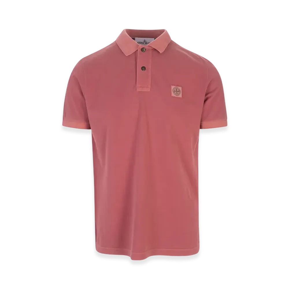 Stone Island 2SC67 Pigment Dyed Short Sleeve Polo Shirt - 23SS "Cyclamen"