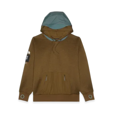 The North Face x Undercover Soukuu Dotknit Double Hoodie "Sepia Brown/Concrete Grey"