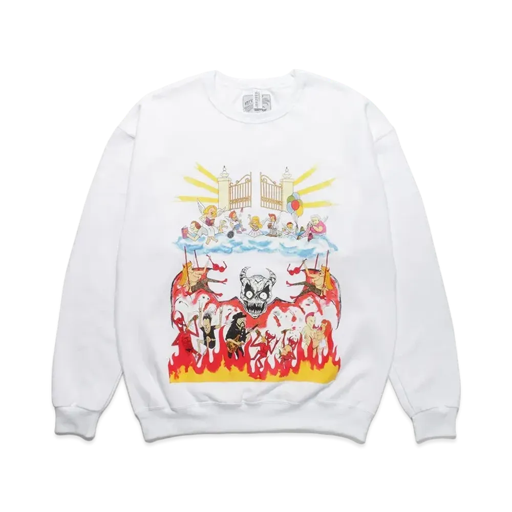 WACKO MARIA NECKFACE / Sweat Shirt "White"