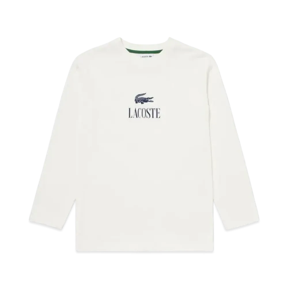LACOSTE Heavy Jersey Classic Print T-Shirt "White"