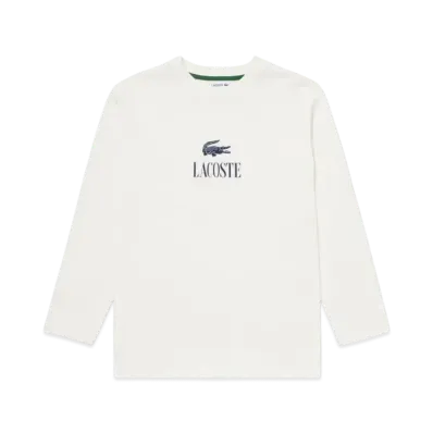 LACOSTE Heavy Jersey Classic Print T-Shirt "White"
