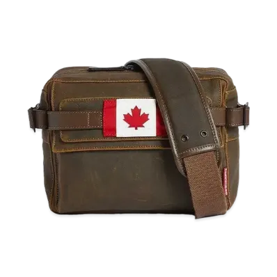 Dsquared2 Canadian Flag Crossbody "Dark Green"