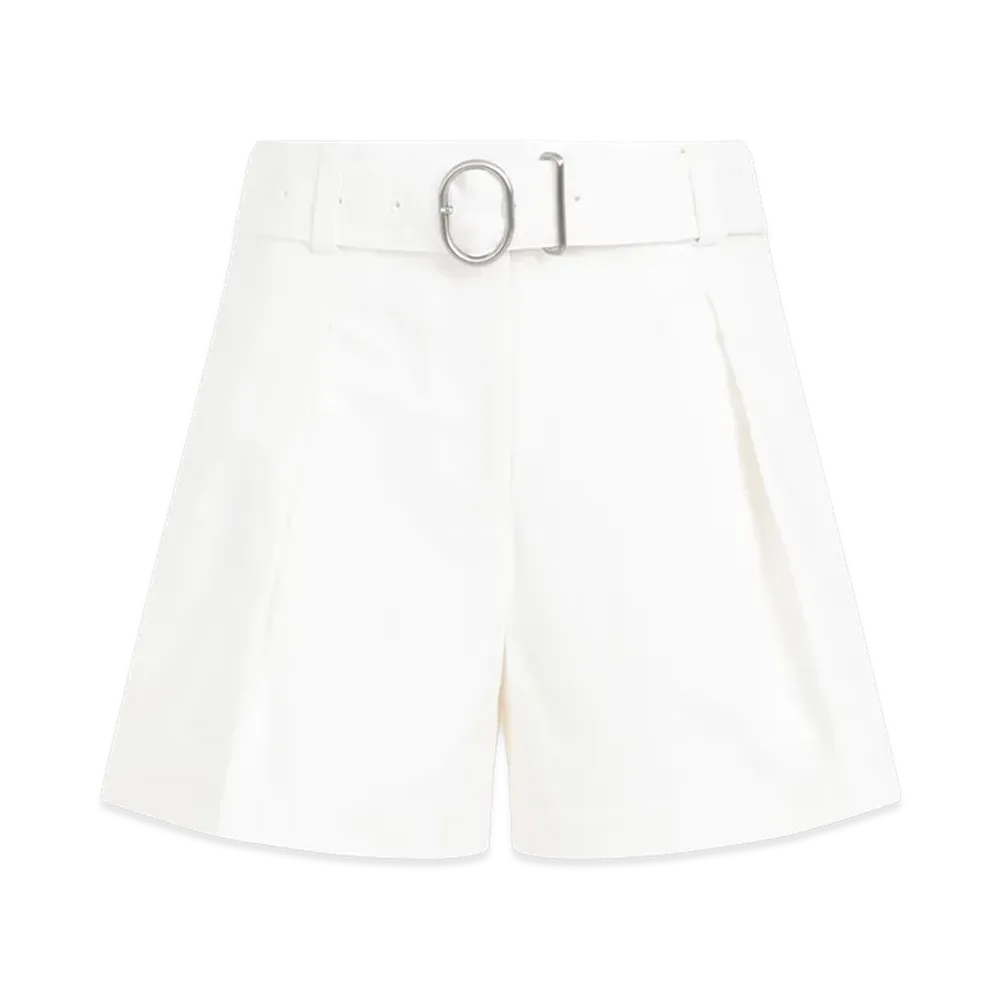 Jil Sander Women's Mid Waist Shorts "White"