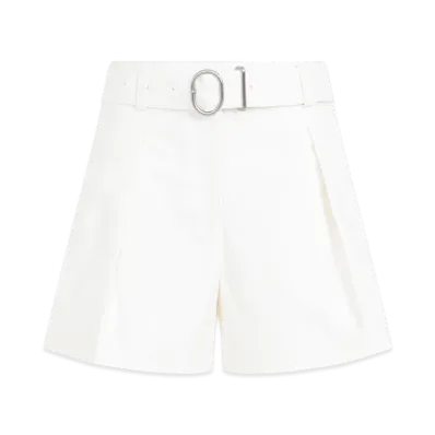 Jil Sander Women's Mid Waist Shorts "White"