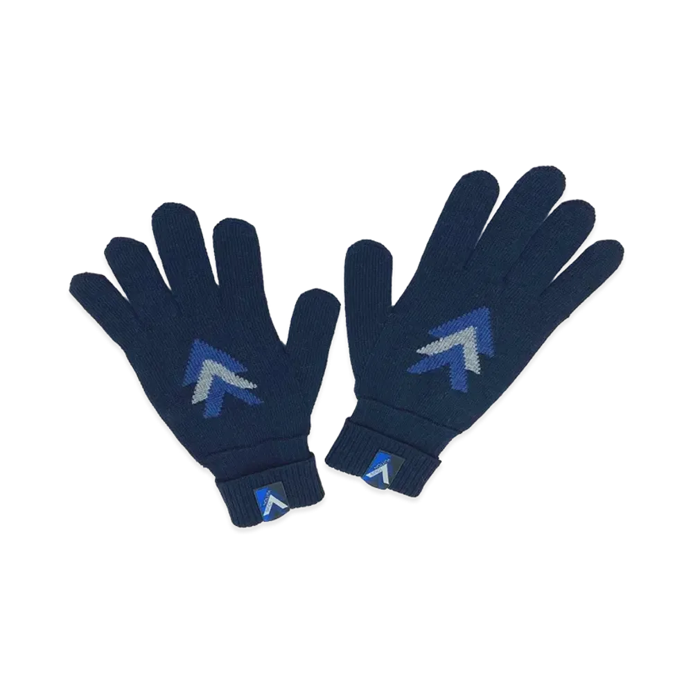 Louis Vuitton Gon Triple V Gloves "Navy"