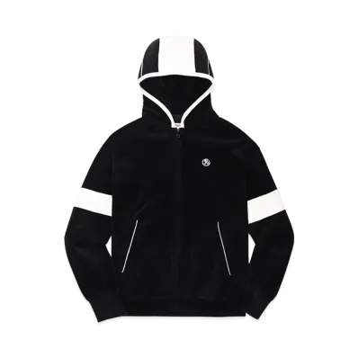 Richardson VELOUR PANEL HOODIE "Black"