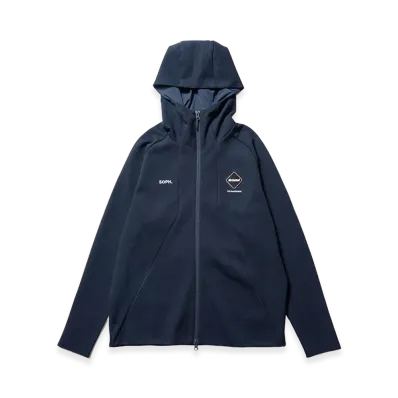 F.C.Real Bristol Tech Knit Hoodie "Navy"