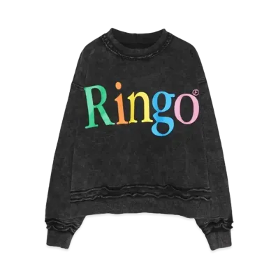 F-LAGSTUF-F "Ringo" BORO SWEAT "BLACK"