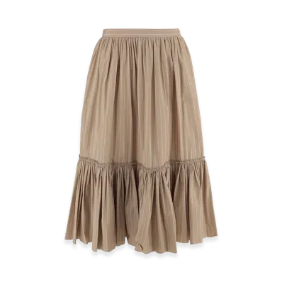 Jil Sander Women's Skirts "Beige"