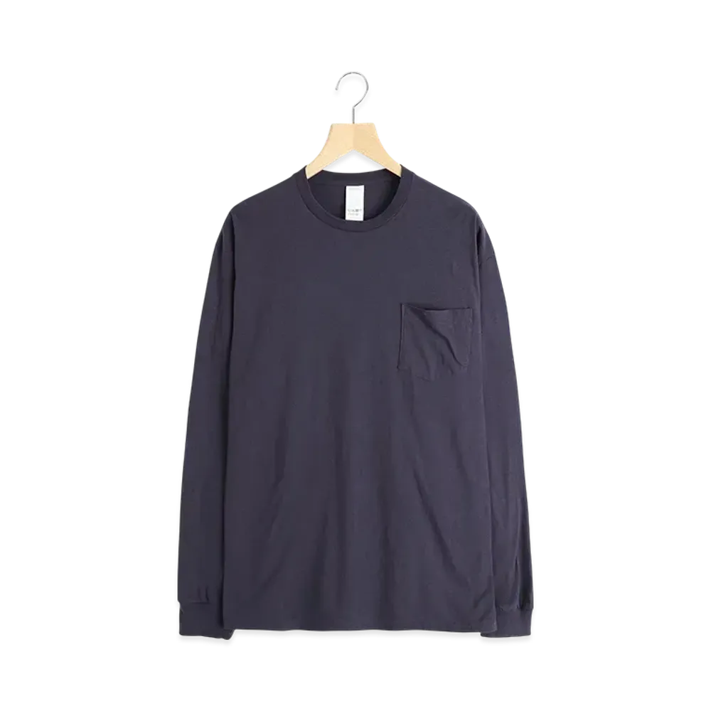 COMOLI Surplus Long Sleeve Shirt "Navy"