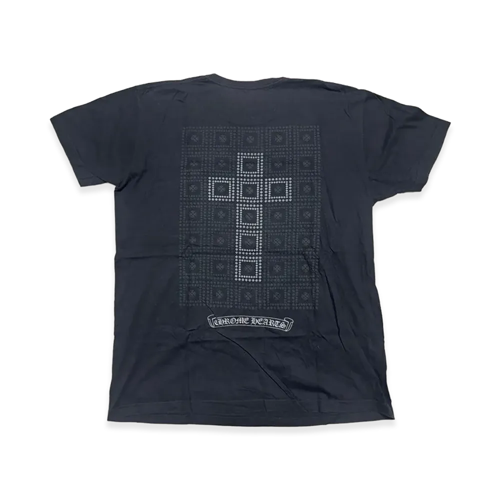 Chrome Hearts Square Cross Back Print S/S T-Shirt "Black"