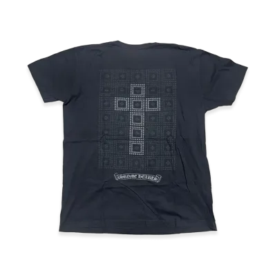 Chrome Hearts Square Cross Back Print S/S T-Shirt "Black"
