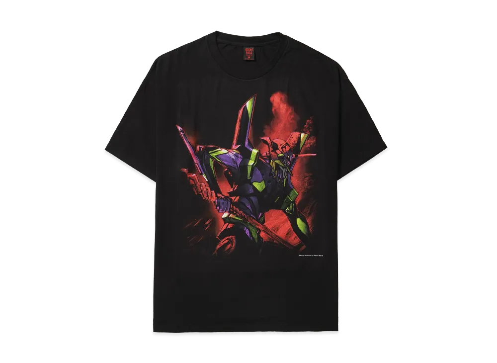 Geeks Rule x MAEDA MAHIRO Neon Genesis Evangelion Silkscreen Print T-shirt "Black"