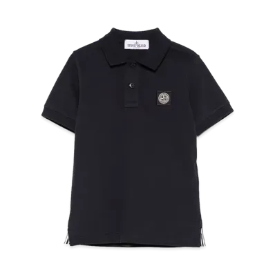 Stone Island Kids Polo Shirts "Dark Blue"