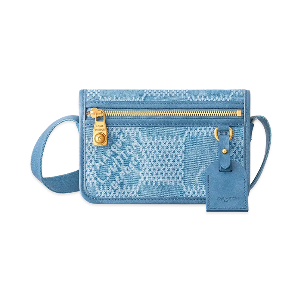 Louis Vuitton Bosphore Wearable Wallet "Denim Blue"