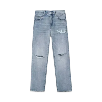 SUPPLIER Logo Denim Pants "Light Blue"