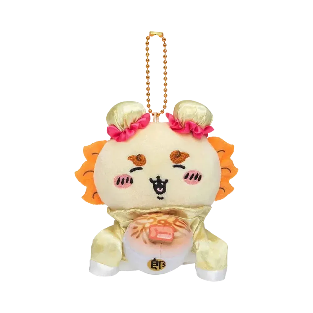 Gray Parka Service -Chikawa- Chikawa Hice Store Come (Rai Rai) Petit Mini Mascot (Shisa)