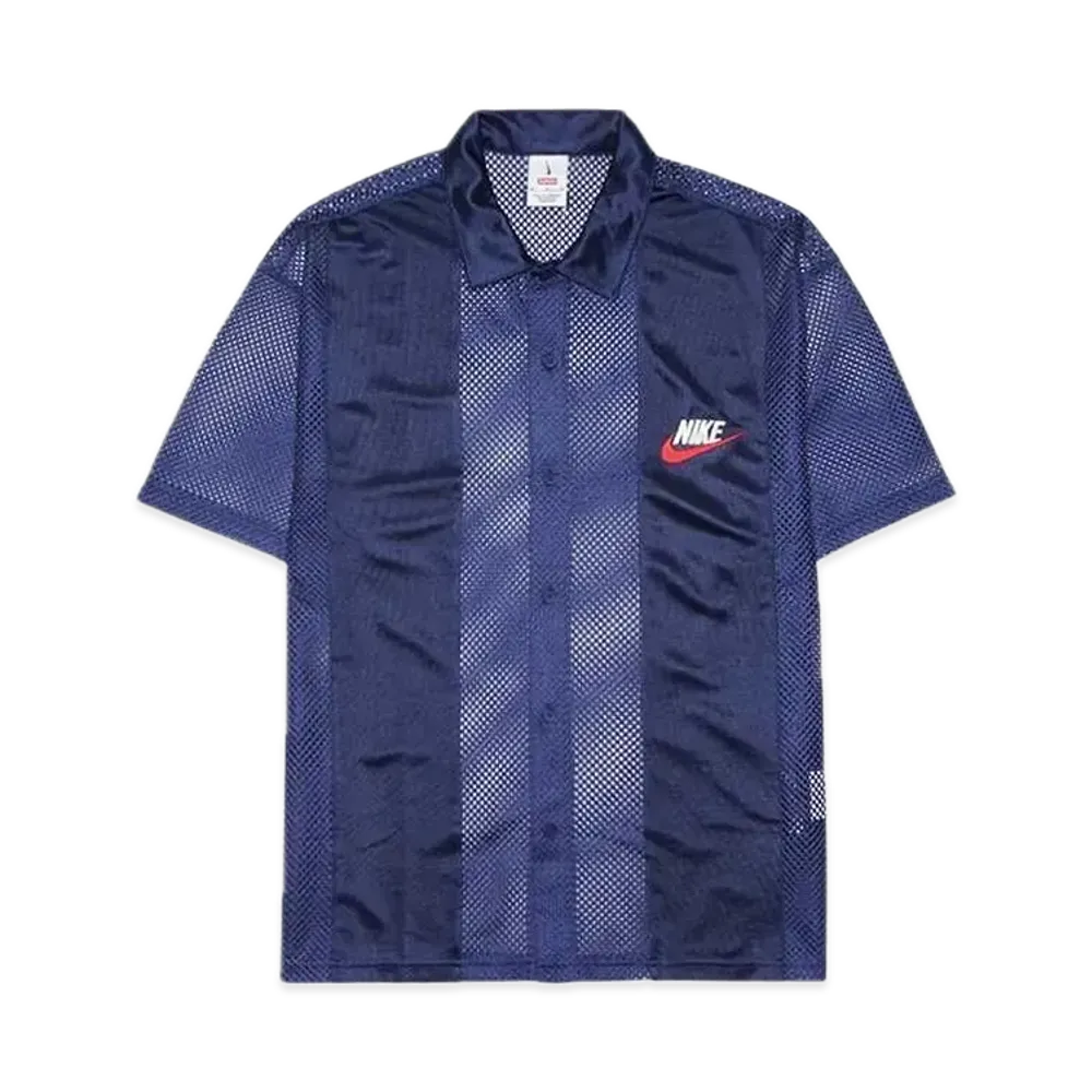 Supreme x Nike Mesh S/S Shirt "Navy"