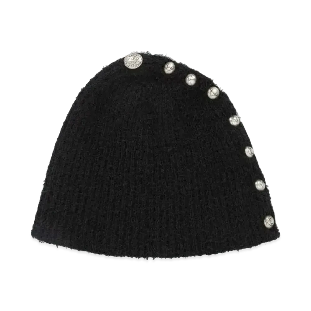 THUG CLUB Nue Mohair Beanie "Black"