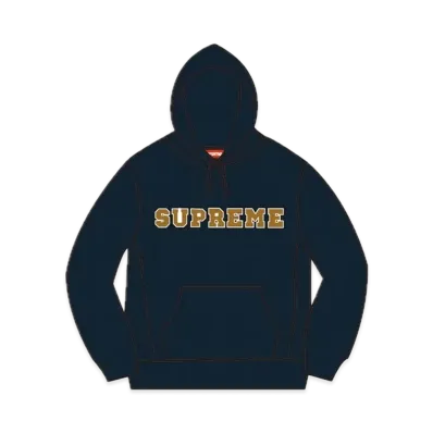 Supreme The Most Hooded Sweatshirt "Navy"