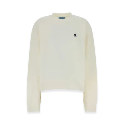 PRADA Wonen's Cotton Sweatshirt "White"