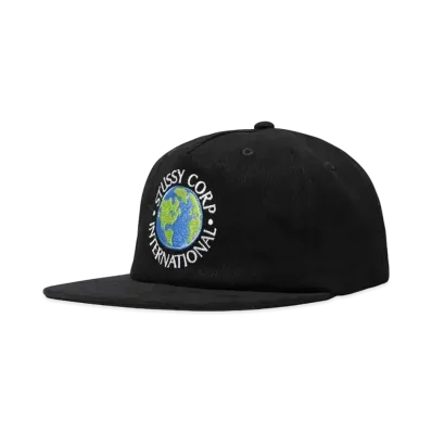 Stussy UTOPIA STRAPBACK CAP "Black"