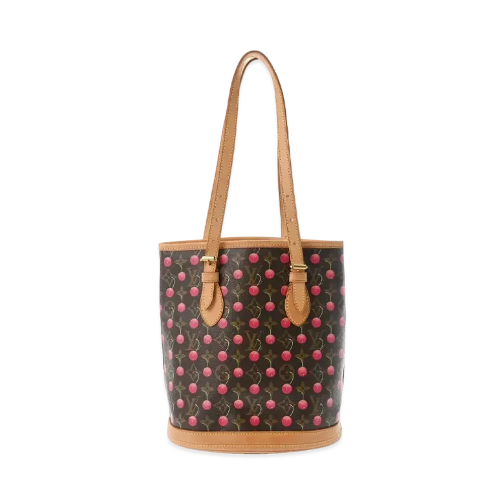 Louis Vuitton Bucket PM Monogram Cherry