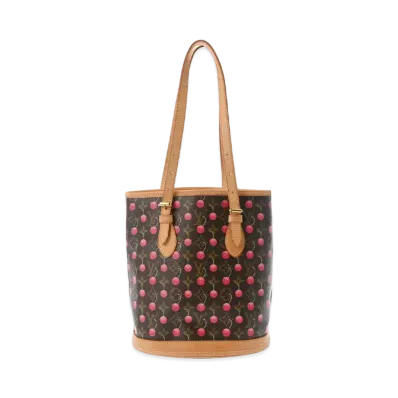 Louis Vuitton Bucket PM Monogram Cherry