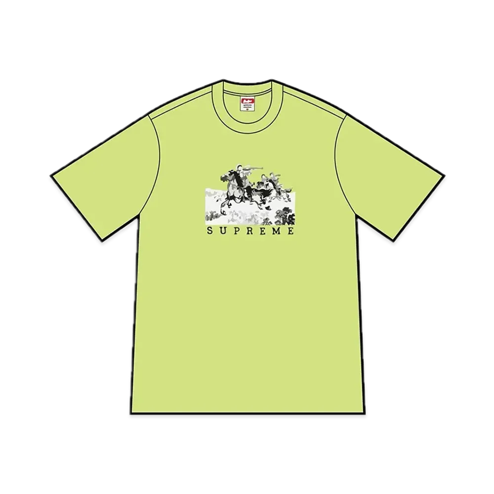 シュプリーム ライダース Tシャツ "ネオン グリーン"