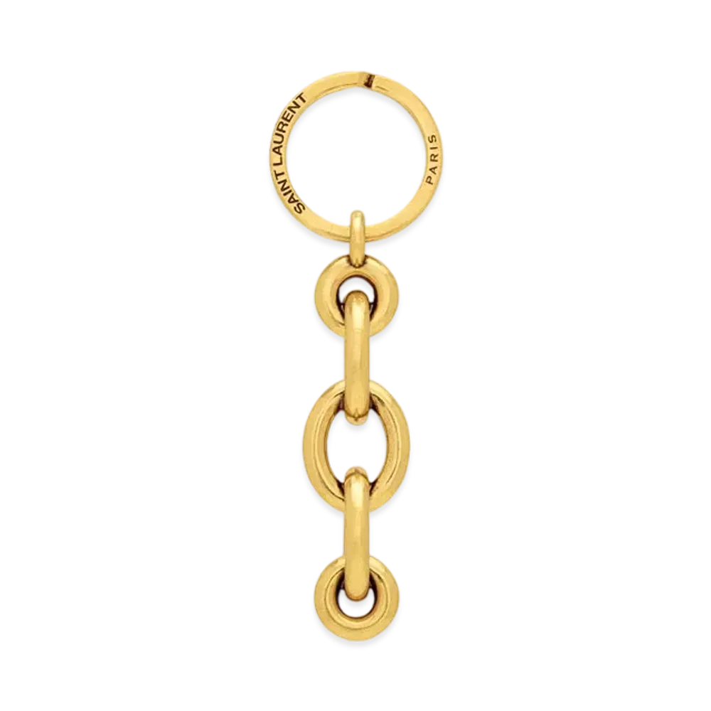 SAINT LAURENT Le Maillon Saint Laurent Keyring "Bronze"