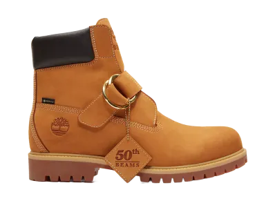 BEAMS × Timberland 6-Inch Premium Ring Boot GORE-TEX "Wheat"