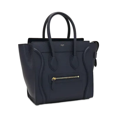 CELINE Women's Handbag Luggage Micro "Navy Blue"