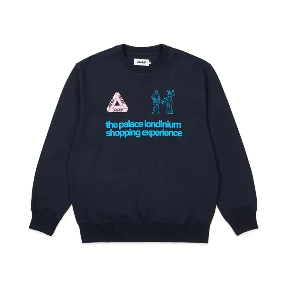 PALACE SHOPPING EXPERIENCE CREW "Navy"