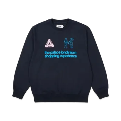 PALACE SHOPPING EXPERIENCE CREW "Navy"