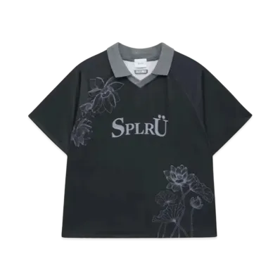 BLESS U x SPLR Lotus Game Shirts "Black"