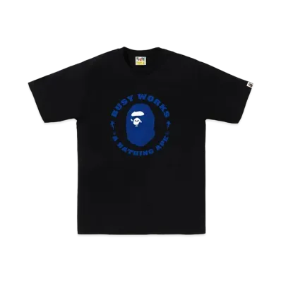 A BATHING APE Ink Camo Busy Works Tee "Black"