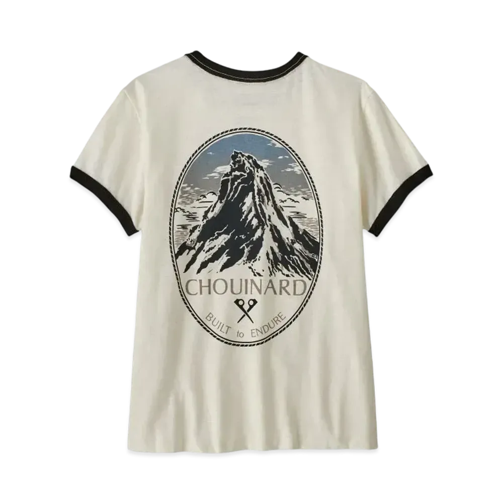 Patagonia Women's Chouinard Crest Ringer Responsibility "White"