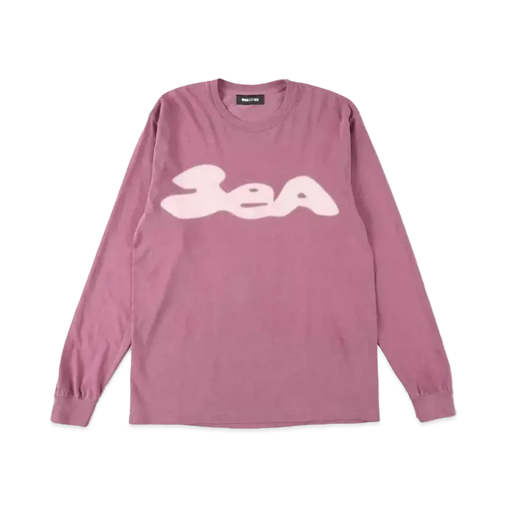 WIND AND SEA Heptagon Logo L/S Tee "Purple"