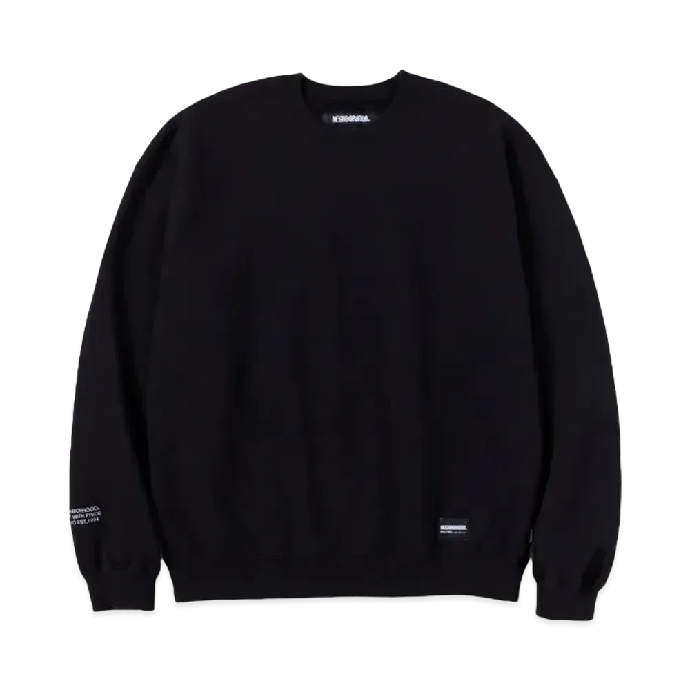 NEIGHBORHOOD Plain Sweatshirt LS "Black"