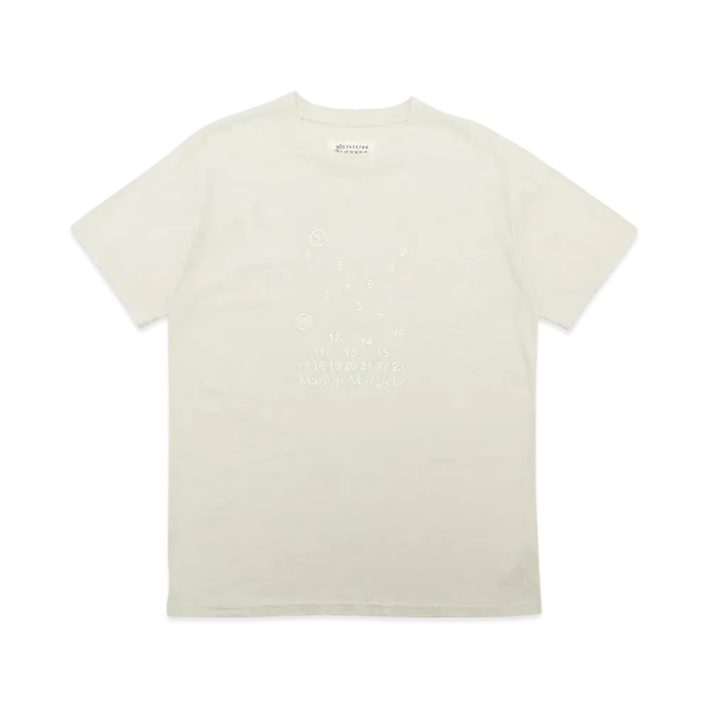 Maison Margiela Women's Short Sleeve T-Shirt "Off White"