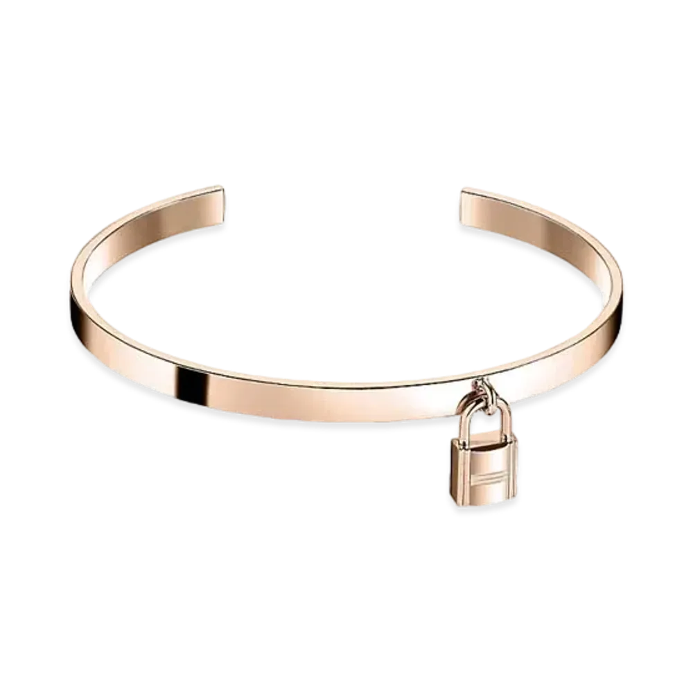 Hermes Kelly Clochette Bracelet PM "Pink Gold"