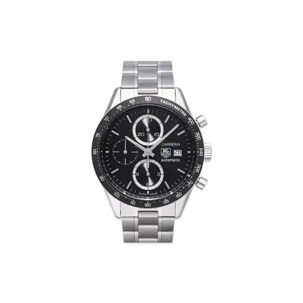 TAG Heuer Carrera Chronograph Tachymeter "Black/Stainless Steel"