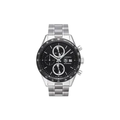 TAG Heuer Carrera Chronograph Tachymeter "Black/Stainless Steel"