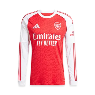 adidas Arsenal 25/26 Long-Sleeve Home Jersey "Better Scarlet/White"