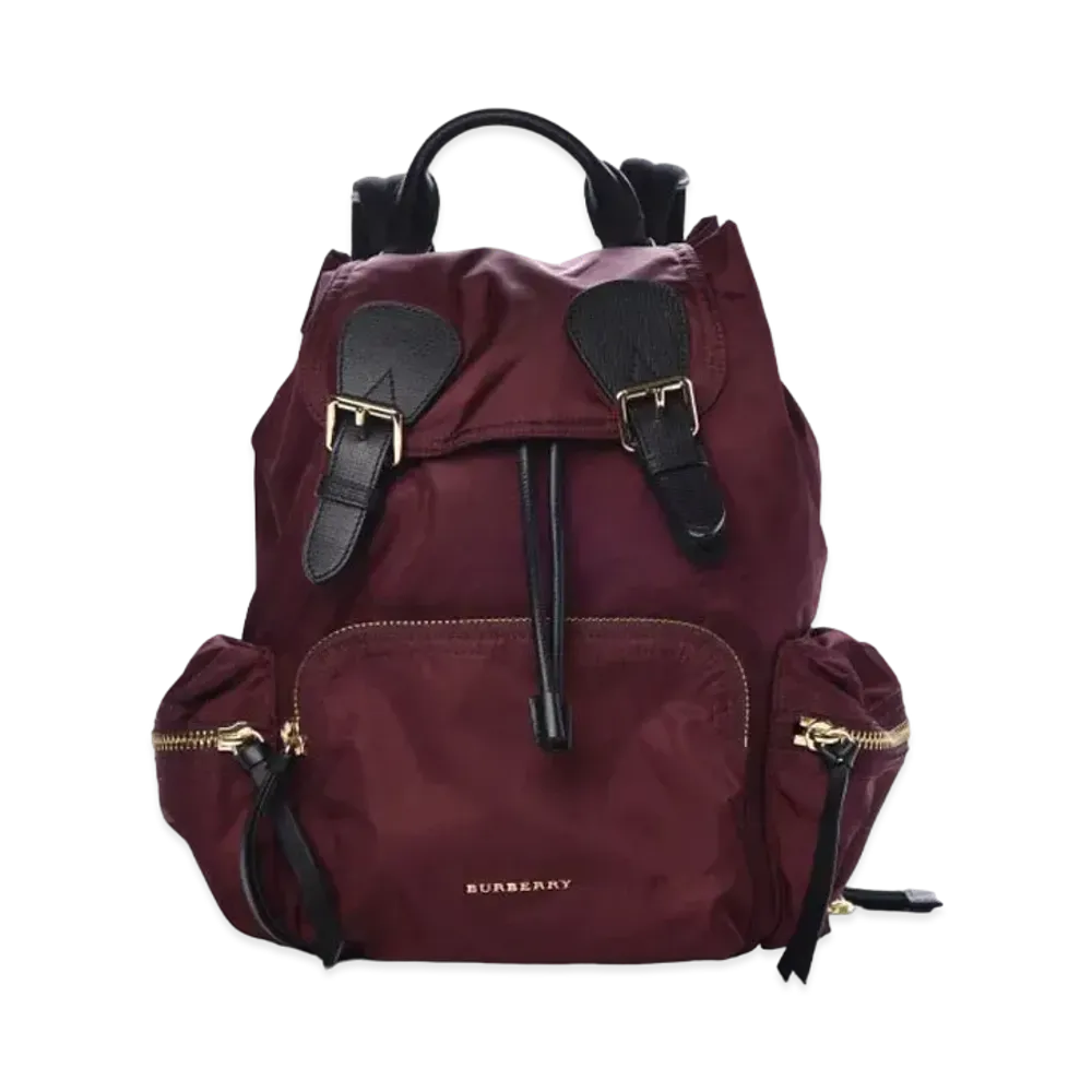 Burberry Runway Nylon Backpack "Maroon"