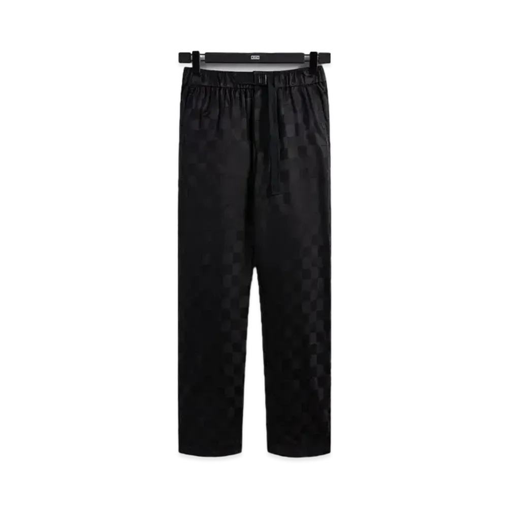 Kith Checkered Satin Davon Pant "Black"