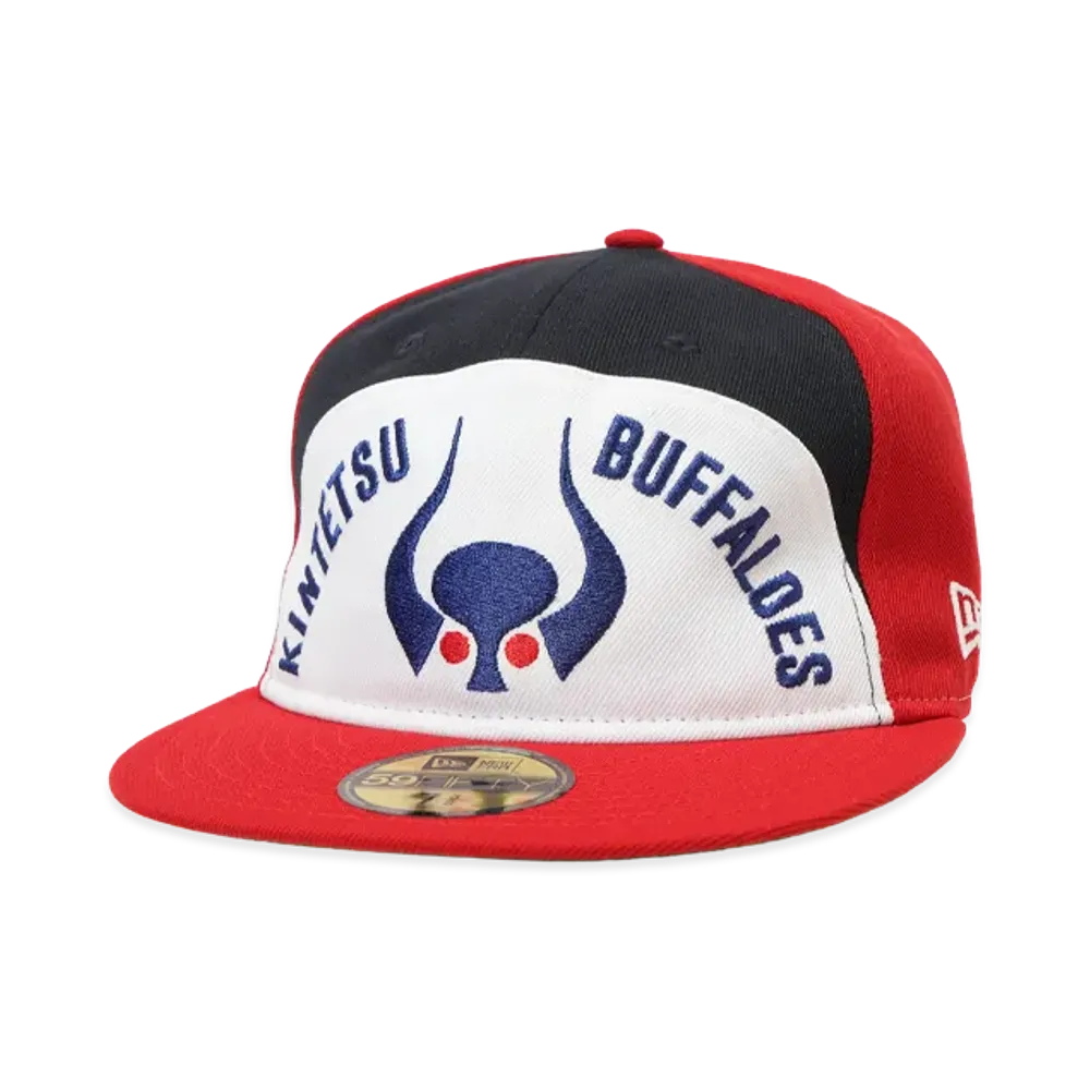 NEW ERA x Osaka Kintetsu Buffaloes x Taro Okamoto 59Fifty Soft Buckram 1978 "Red"