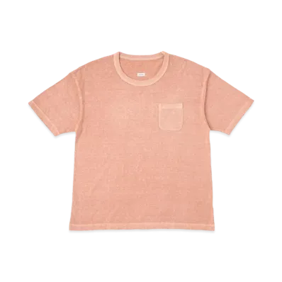 visvim Jumbo Tee S/S (Uneven Dye) "Pink"