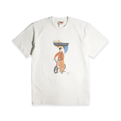 BARACUTA Slowboy Arlington T-Shirt "Off White"