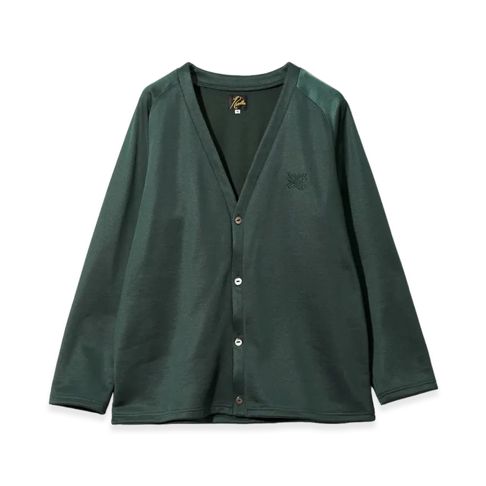 NEEDLES V-Neck Cardigan - Bright Jersey "Dk. Green"